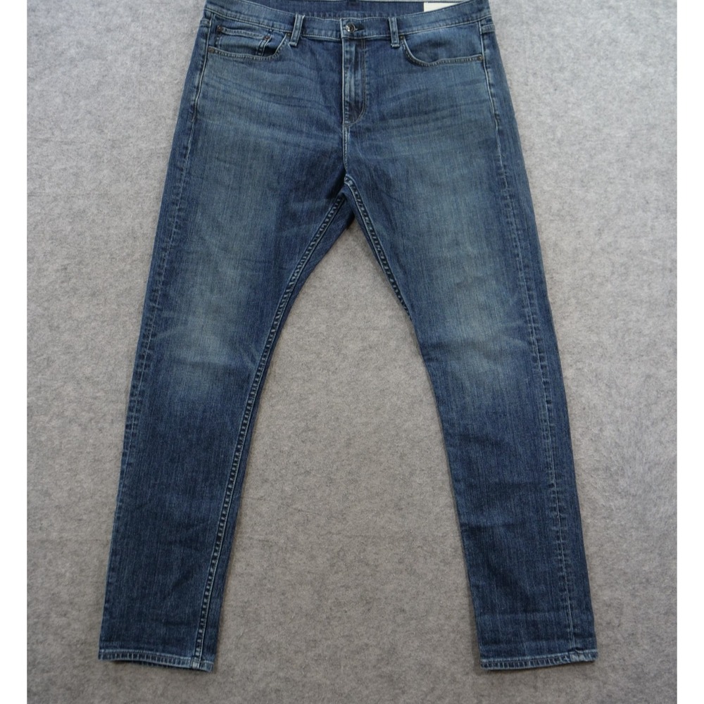 Rag & Bone Jeans Mens 38 Blue Fit 1 Skinny Denim Pants Stretch Medium Wash